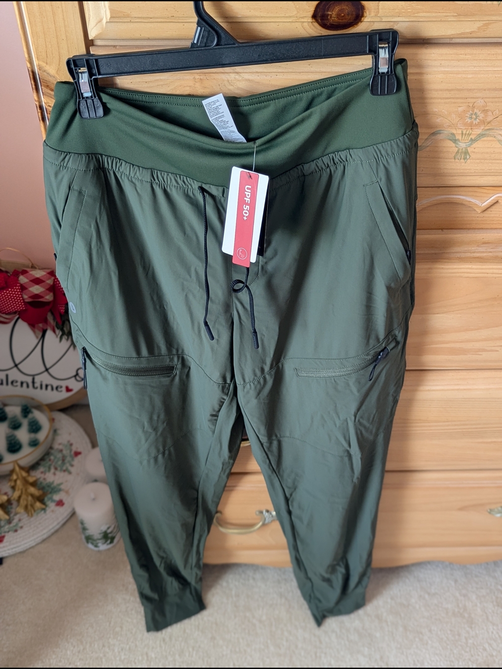 NWT Baleaf Women's Olive Cargo Hiking Pants